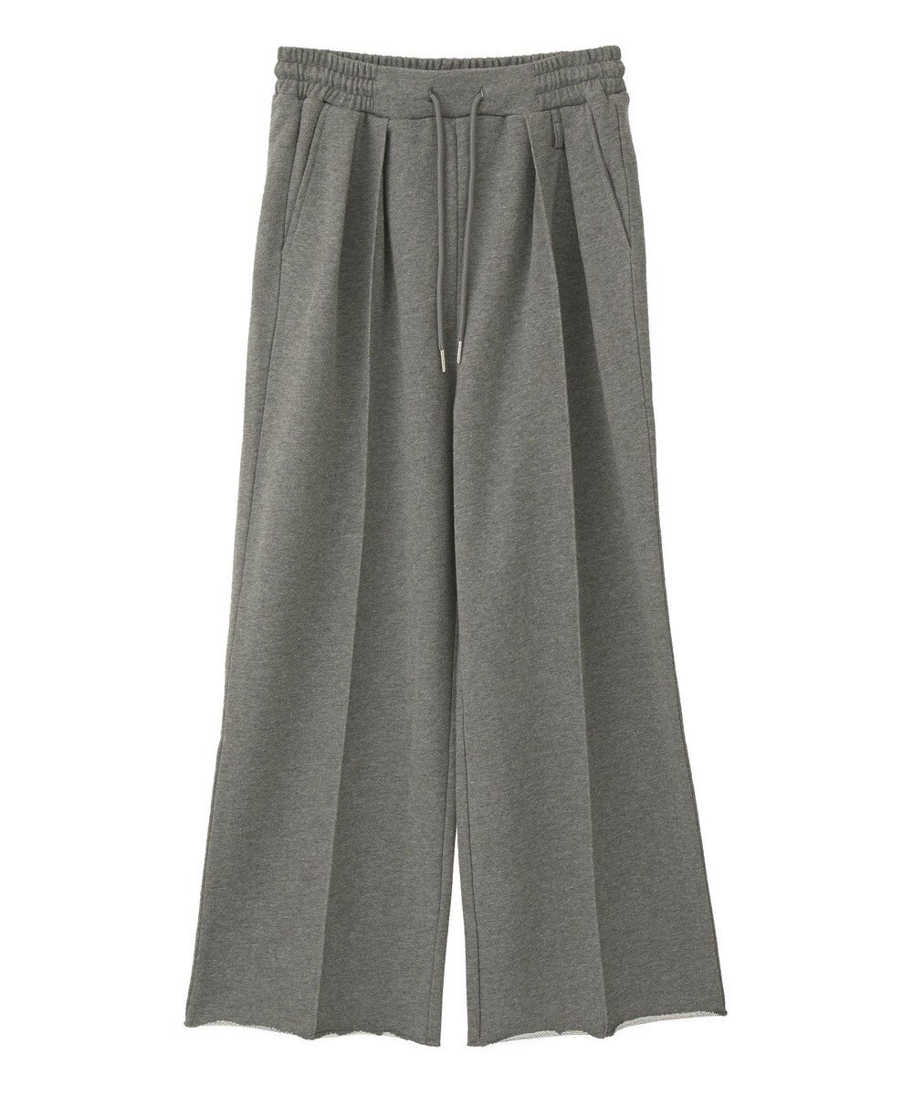 earth music&ecology センターシームタックスウェットパンツ 