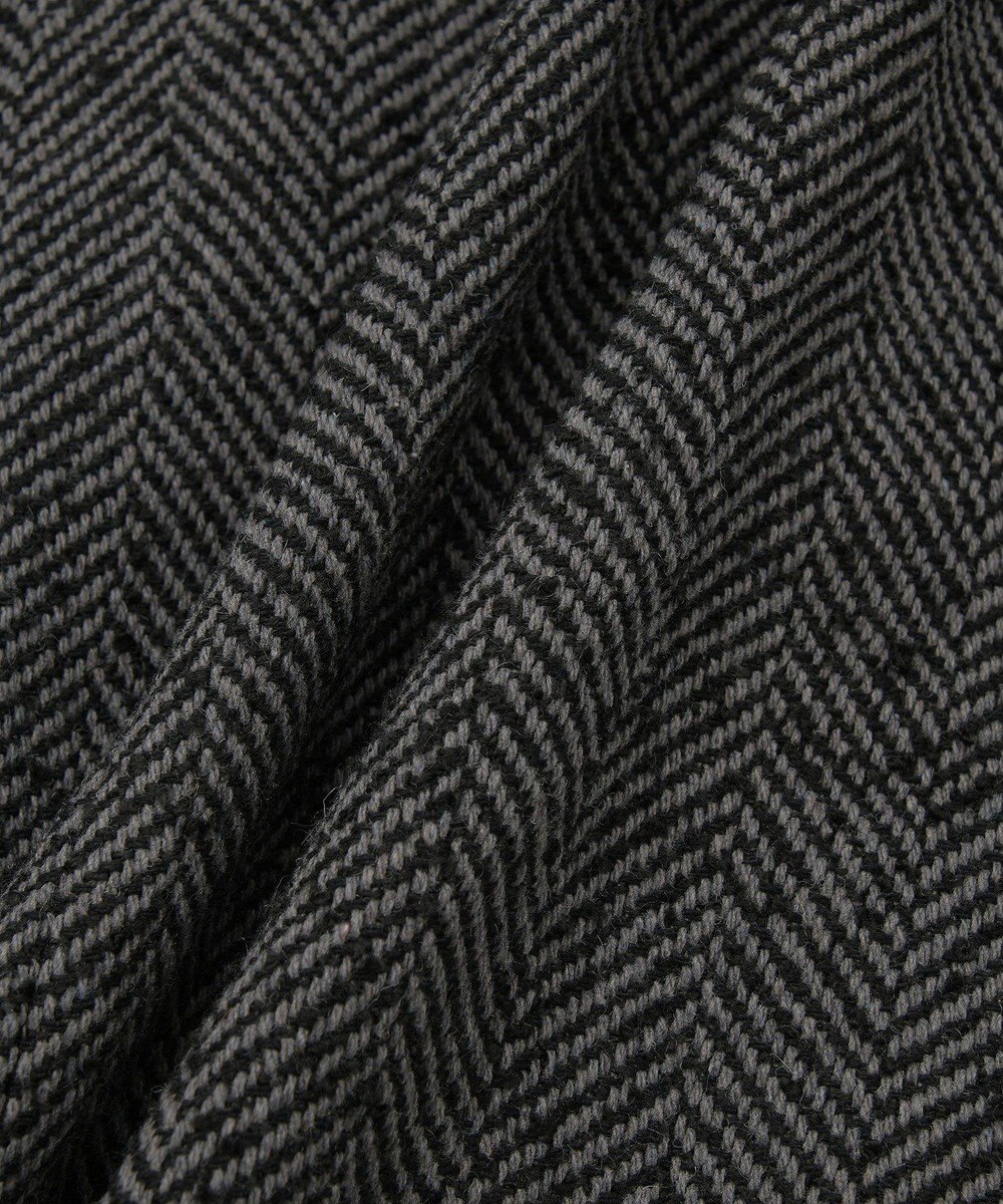 AMERICAN HOLIC ヘリンボーンスタンドカラーコート 