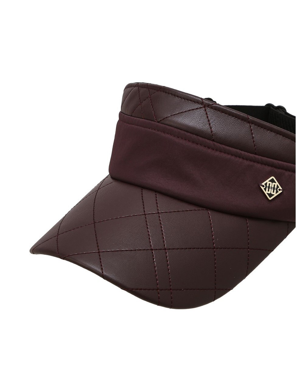 DAKS 【DAKS GOLF】チェックキルティングサンバイザー 