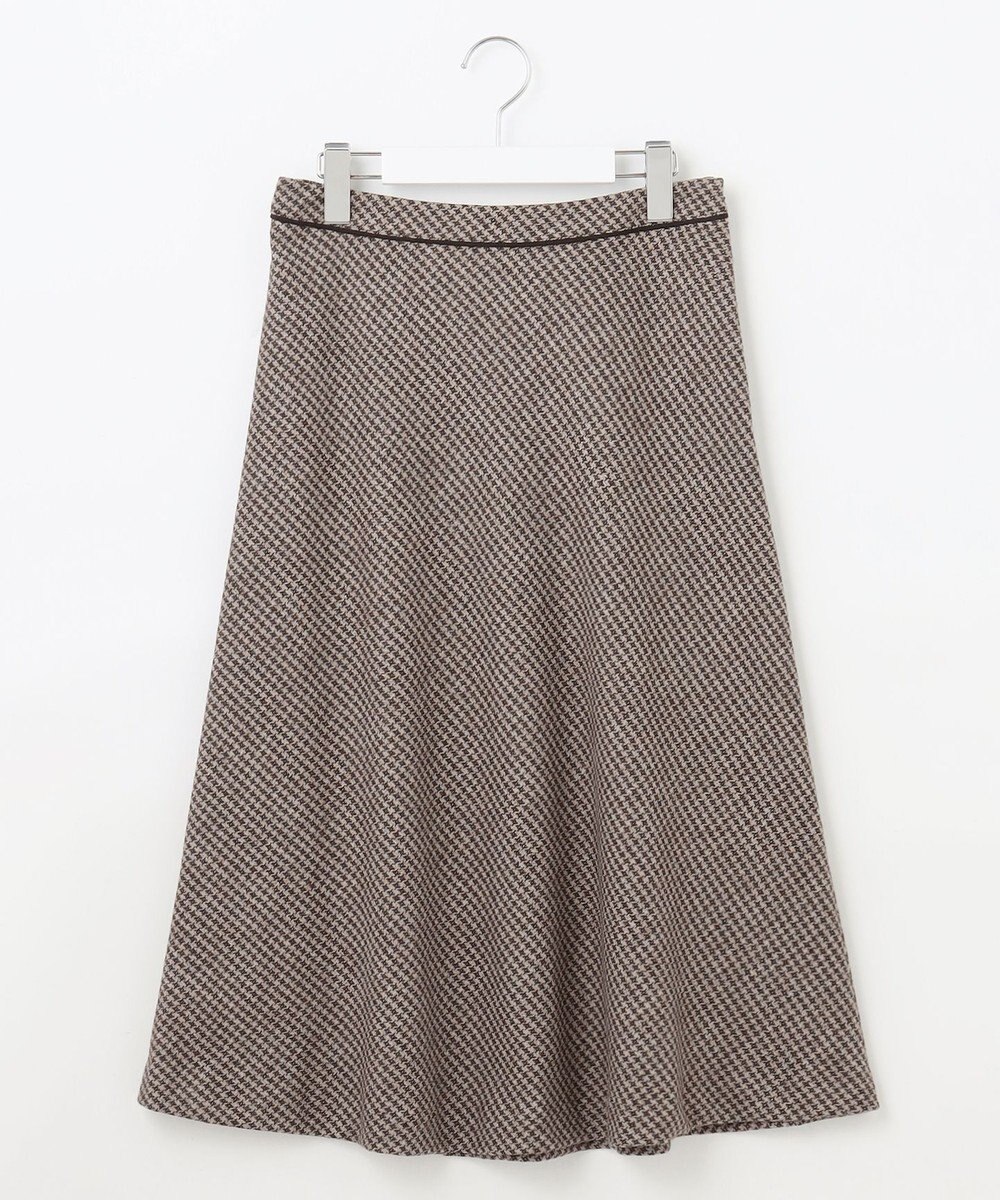 J.PRESS LADIES S T/W 千鳥 ツイード フレアー スカート 