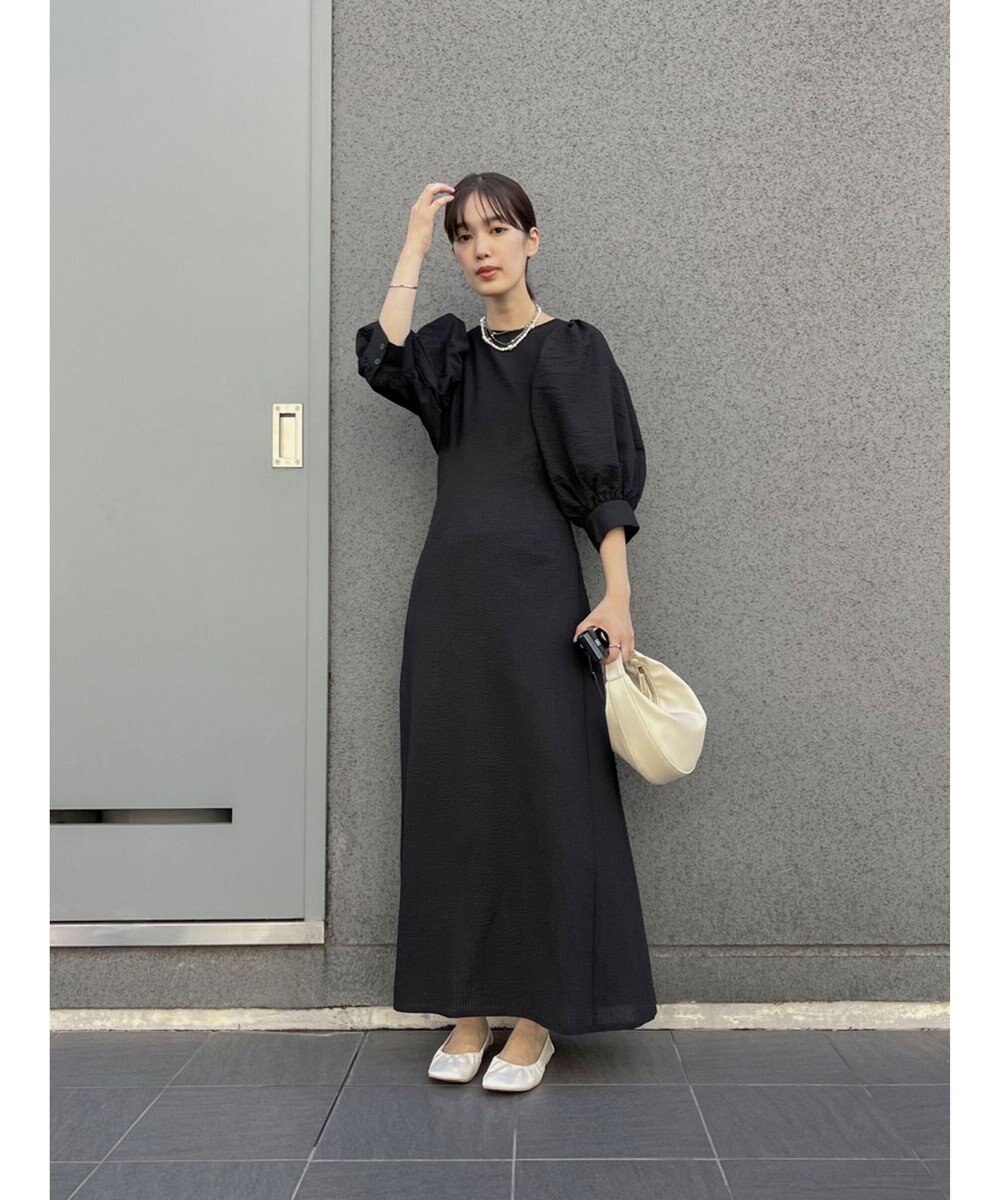 Green Parks AnriettMusee バックカットワークワンピース 