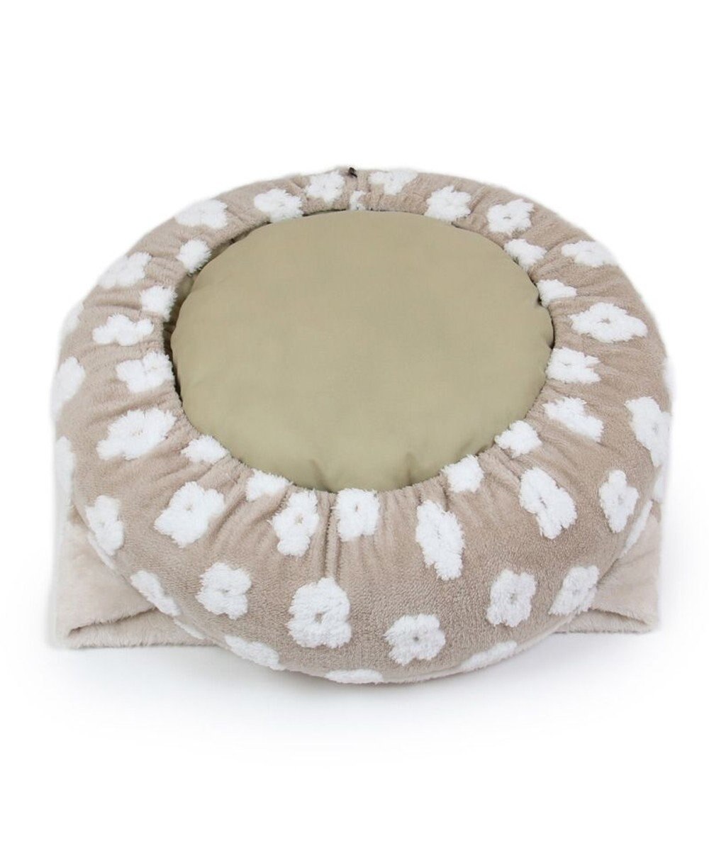 PET PARADISE ペットパラダイス ボア寝袋 丸型 《お花柄》S 径50cm  超小型犬 