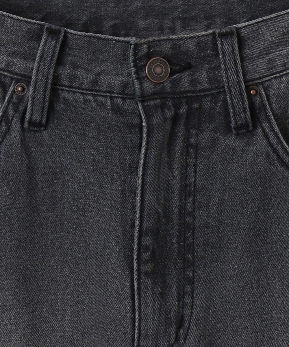 WEGO スプレーペイントストレートデニムパンツ 