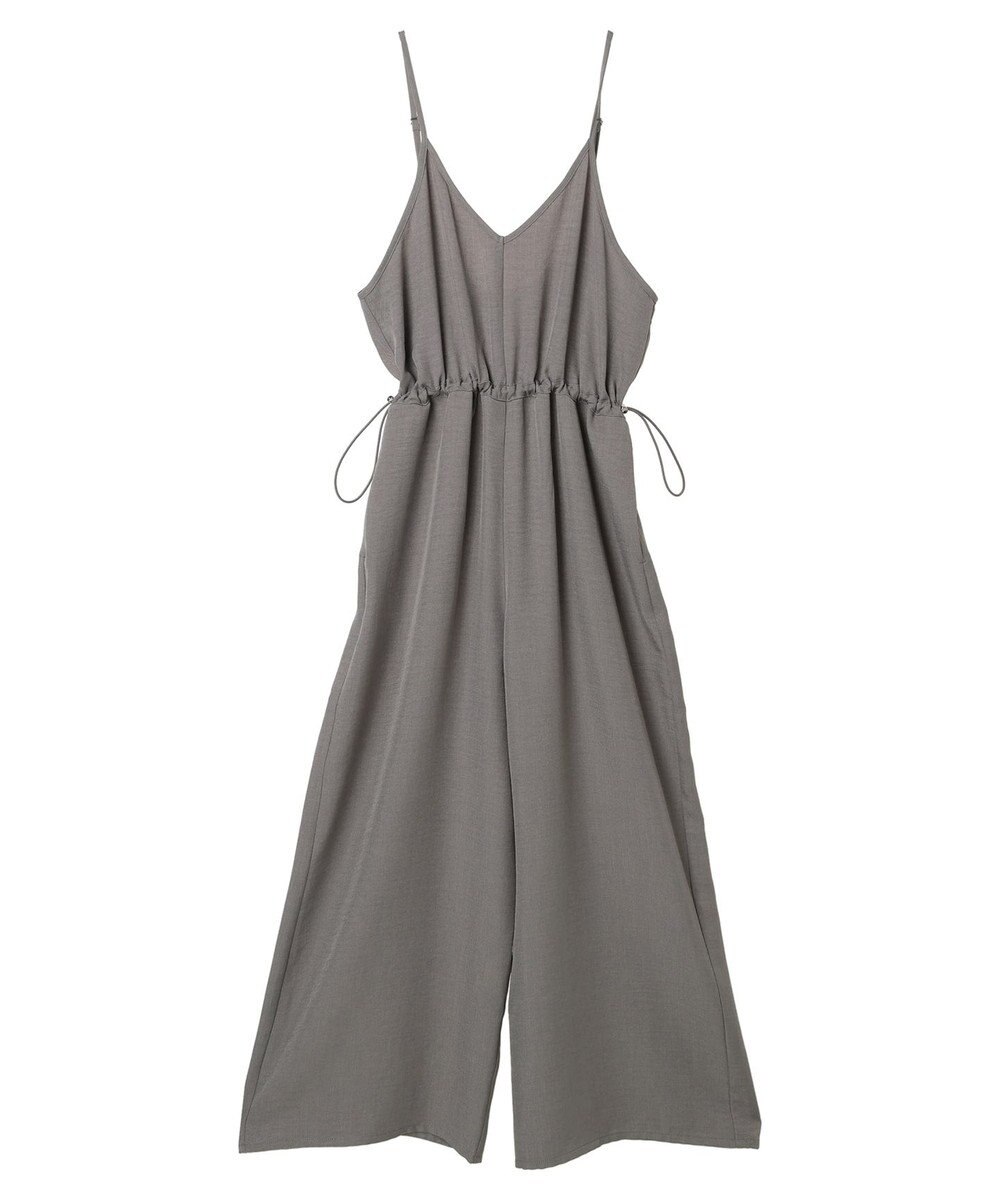 Green Parks 冷やっとすずやかウエストドロストサロペット 