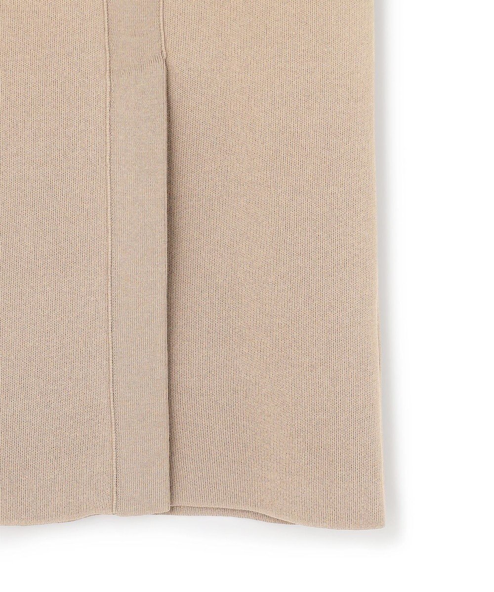 ICB L コットンポリエステルスムース ニットスカート 