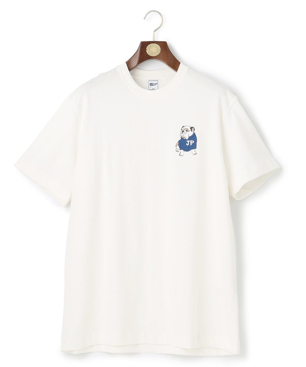J.PRESS MEN 【Pennant Label】T-Shirt / Bulldog ホワイト系