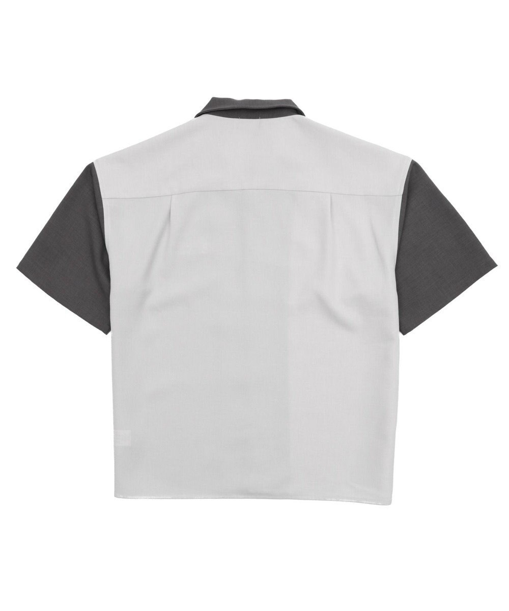 WEGO 【速乾/しわになりにくい/MLサイズ展開】ドライポリカラーブロックシャツ（SS） 