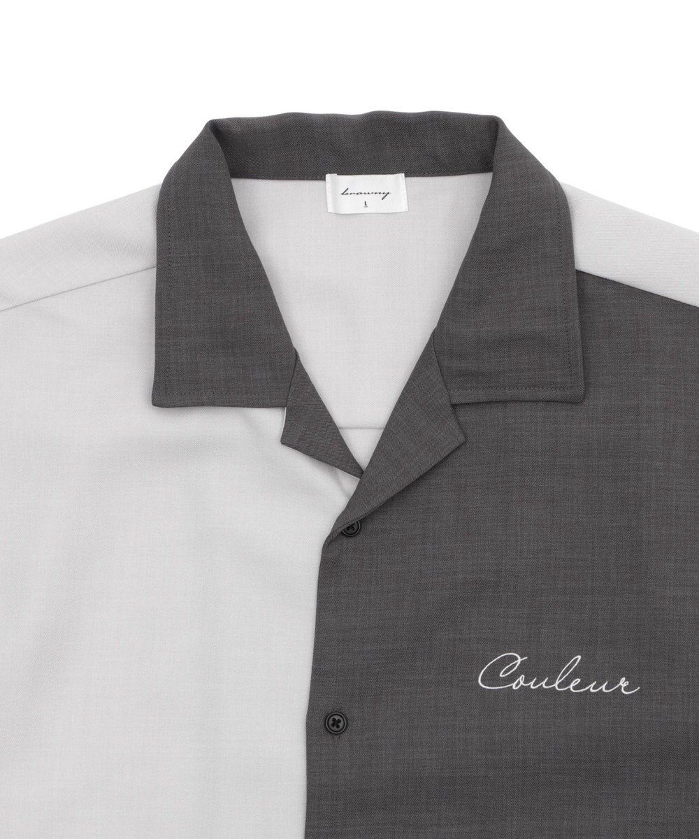 WEGO 【速乾/しわになりにくい/MLサイズ展開】ドライポリカラーブロックシャツ（SS） 