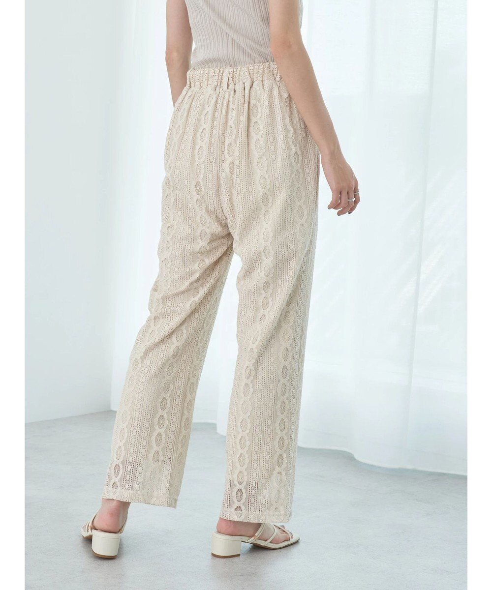 earth music&ecology フラワーレースパンツ 