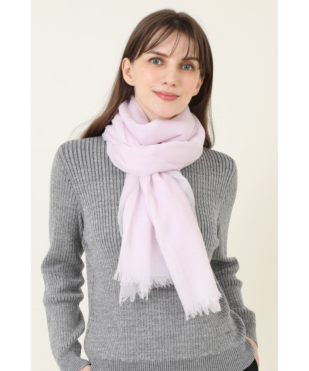 DAKS 後染めカシミヤシルクストール 