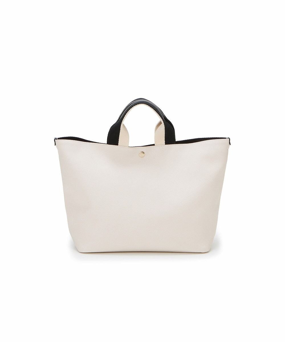 TOPKAPI 【Breath TOPKAPI】SCOTCH GRAIN スコッチグレイン プレーン 2トーンテープ ハンドル トートバッグ L 