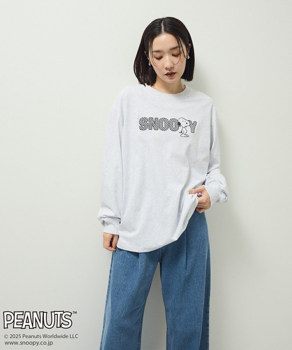 Green Parks ■PEANUTS クロスステッチロンTEE 