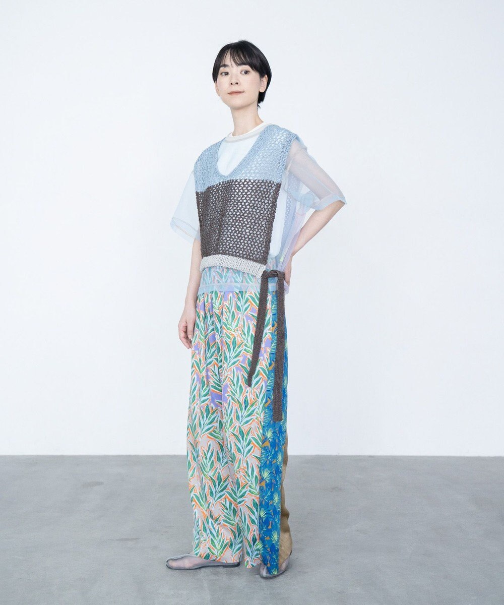 COQ STRATA 和紙ショート丈ベスト 