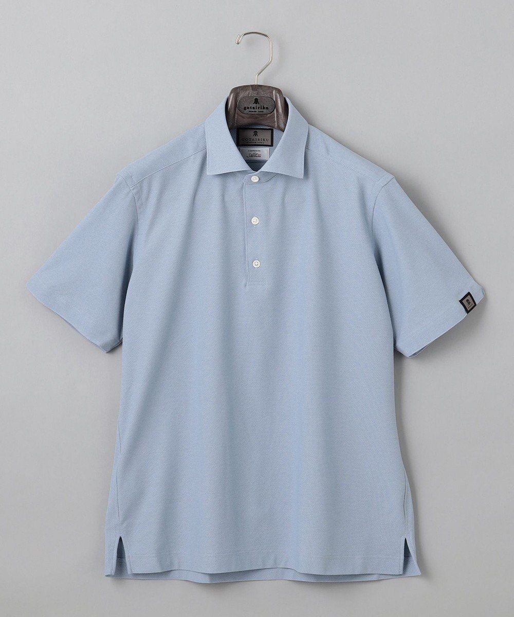 GOTAIRIKU 2年連続売上NO1【仕事で着られる】キレイめ 鹿の子ビズポロシャツ 