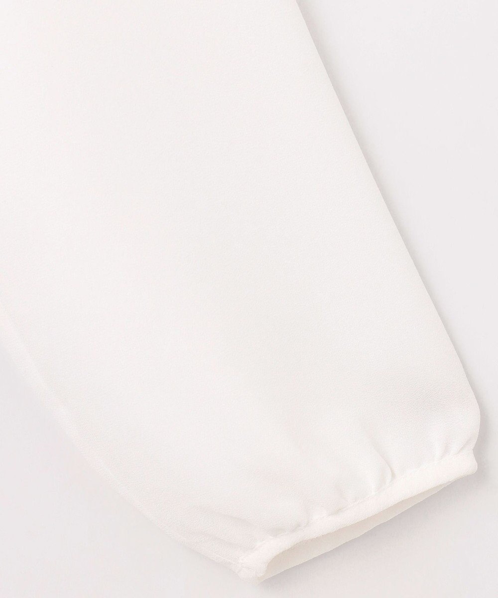 ANY SIS 【洗える】フロントプリーツシフォン ブラウス 