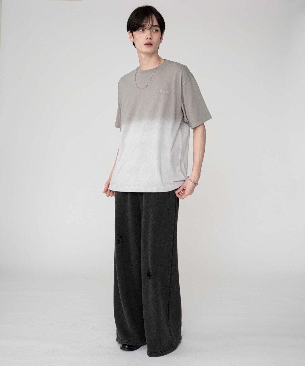 WEGO 【ユニセックス着用ITEM/MLサイズ展開】グラデーションワンポイントT（SS） 