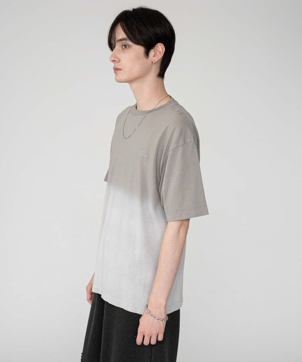 WEGO 【ユニセックス着用ITEM/MLサイズ展開】グラデーションワンポイントT（SS） 