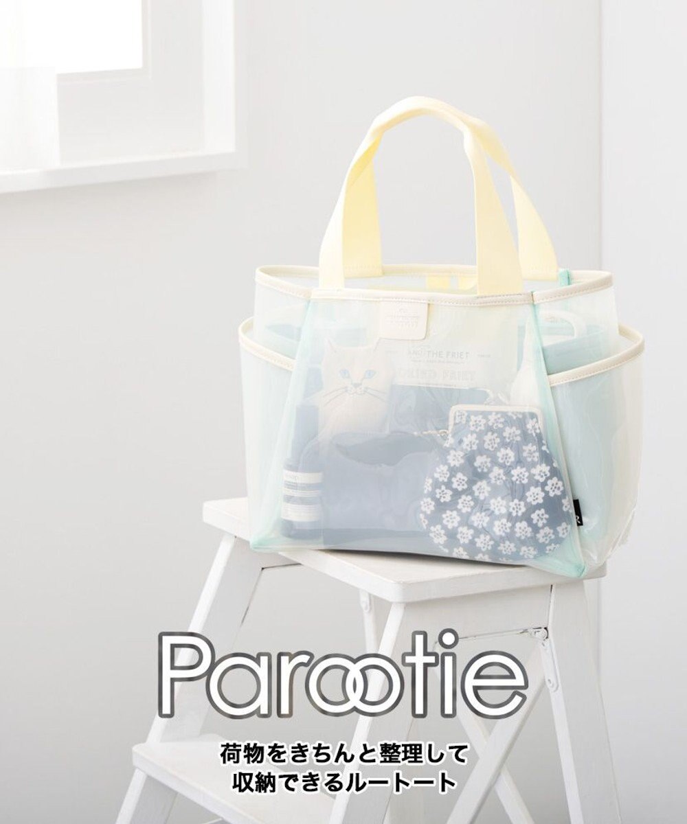 ROOTOTE 3670【仕切り+自立】LT.デリ.パルーティ.クリア-A 