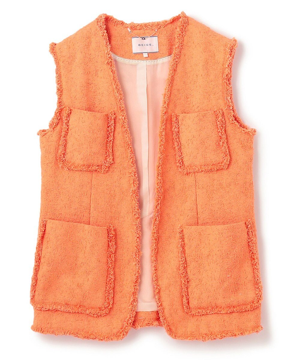 BEIGE， DAHLIA / ツイードジレ 