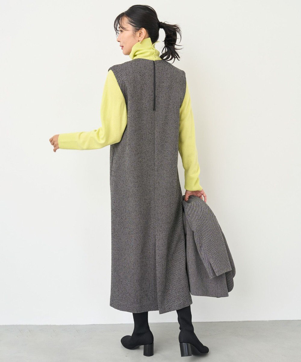 UNFILO カシミヤビスコース ニットタートル 