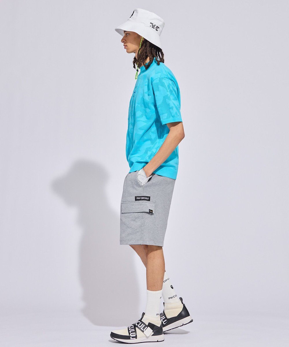PW CIRCULUS 【MEN】ＤＯＶＥモチーフ ニットモックネック ゴルフ 