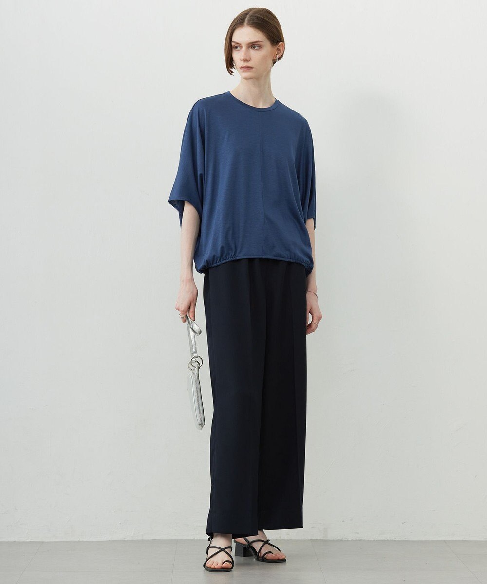 ICB L 【新色追加・UVケア・接触冷感・速乾・防シワ・洗える】 FluidBackSatin  ワイドパンツ 