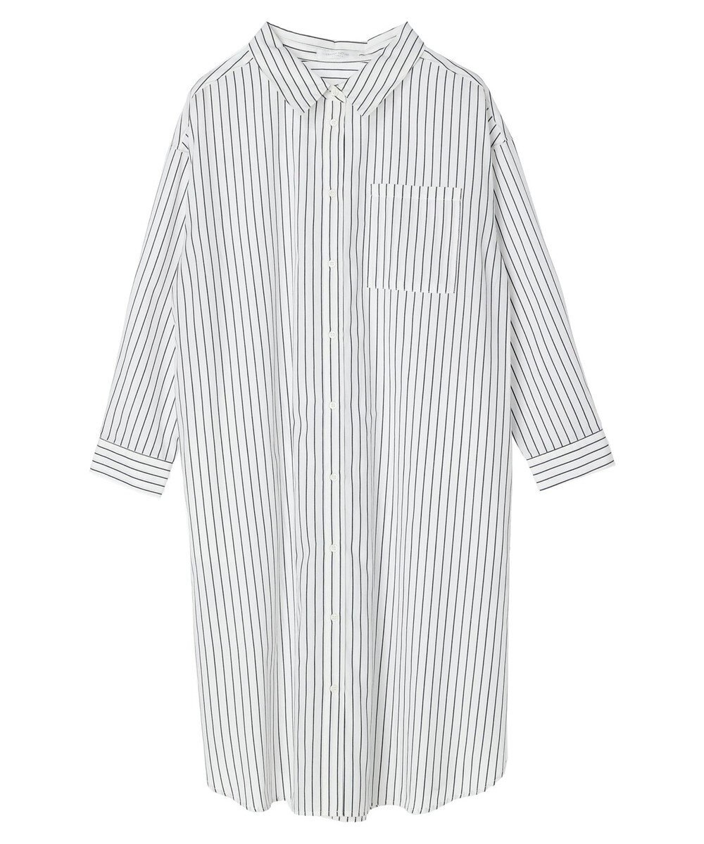 Green Parks ミドル丈シャツワンピース 