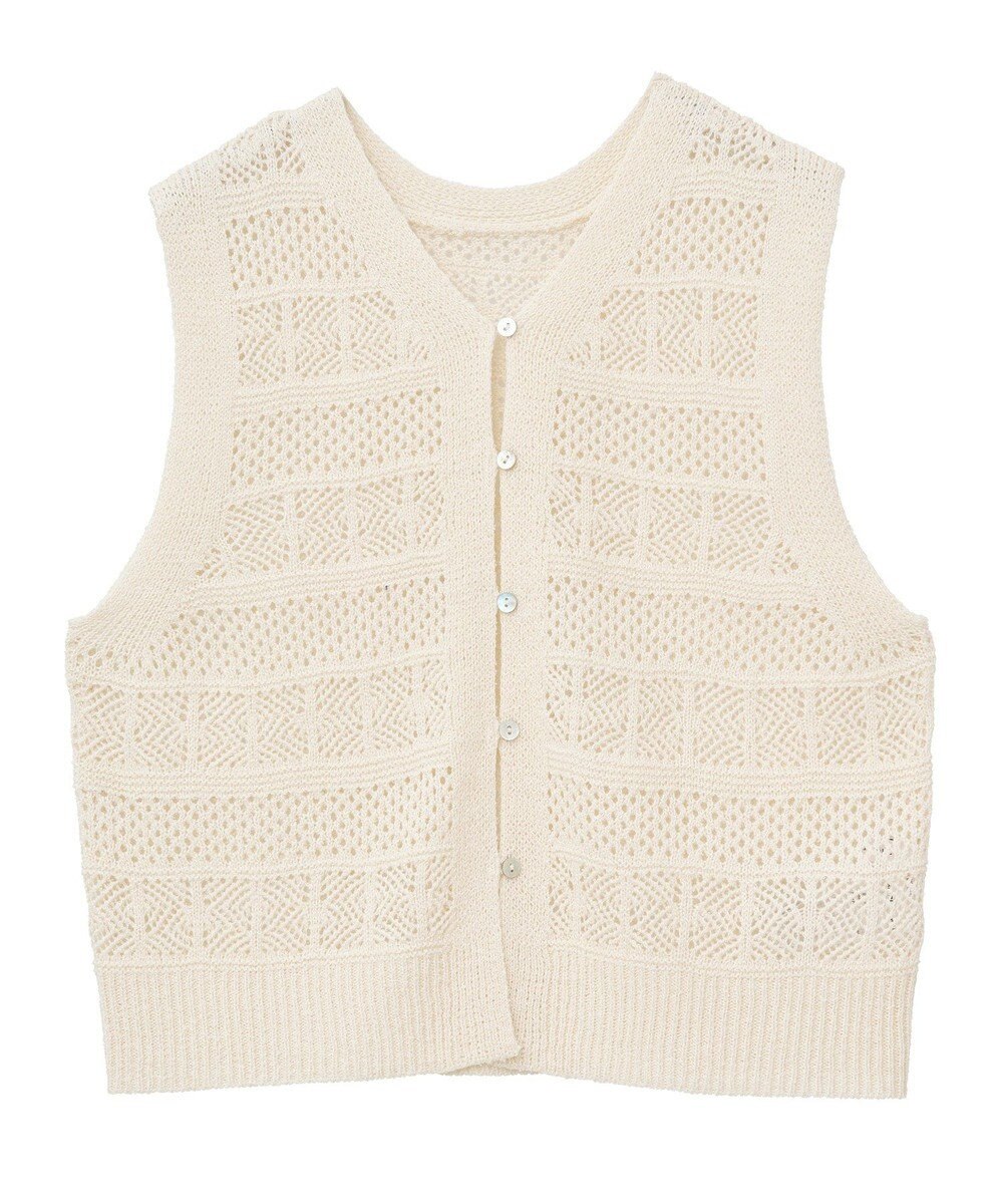 AMERICAN HOLIC 【前後2WAY】レース編みニットベスト 