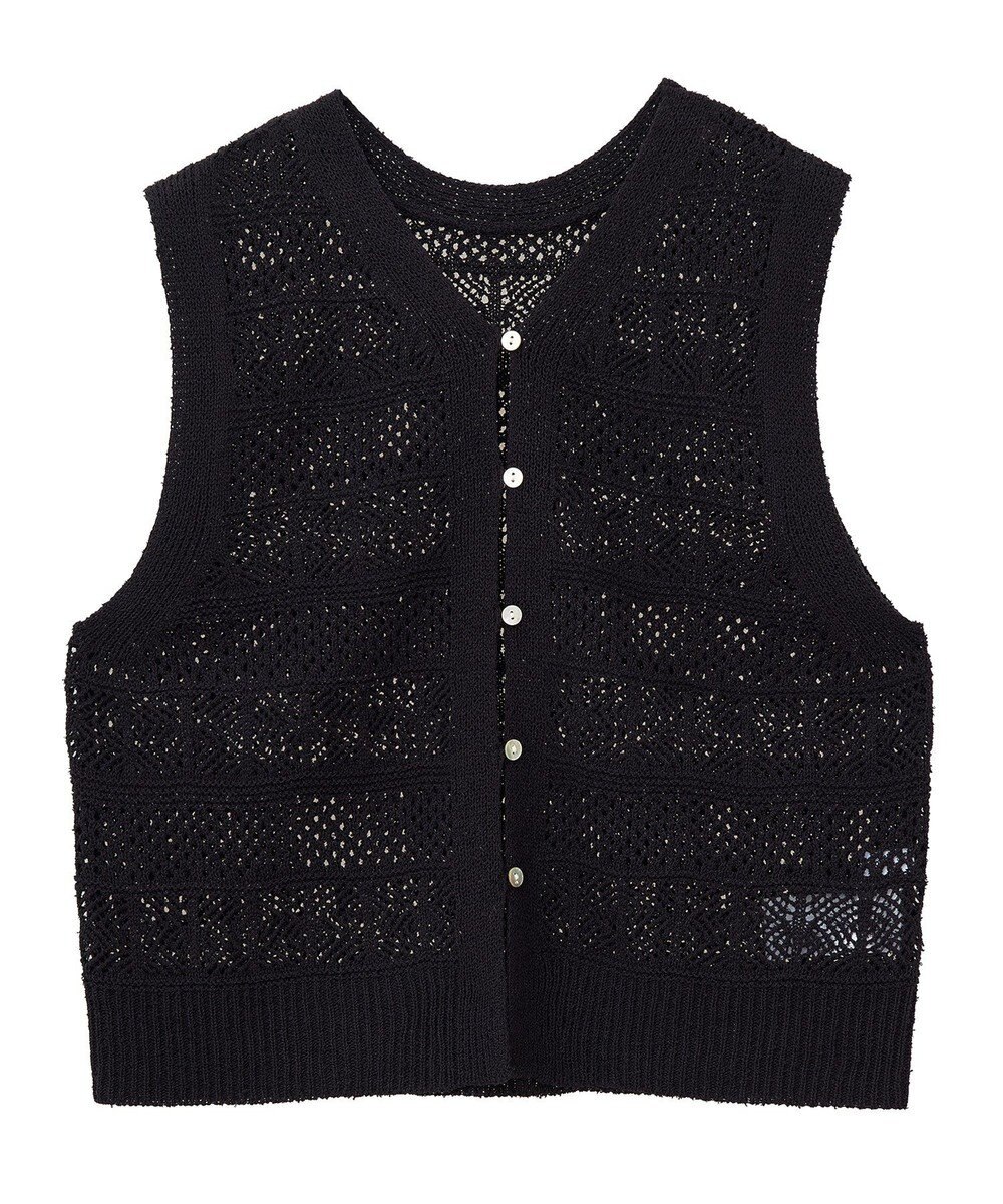 AMERICAN HOLIC 【前後2WAY】レース編みニットベスト 