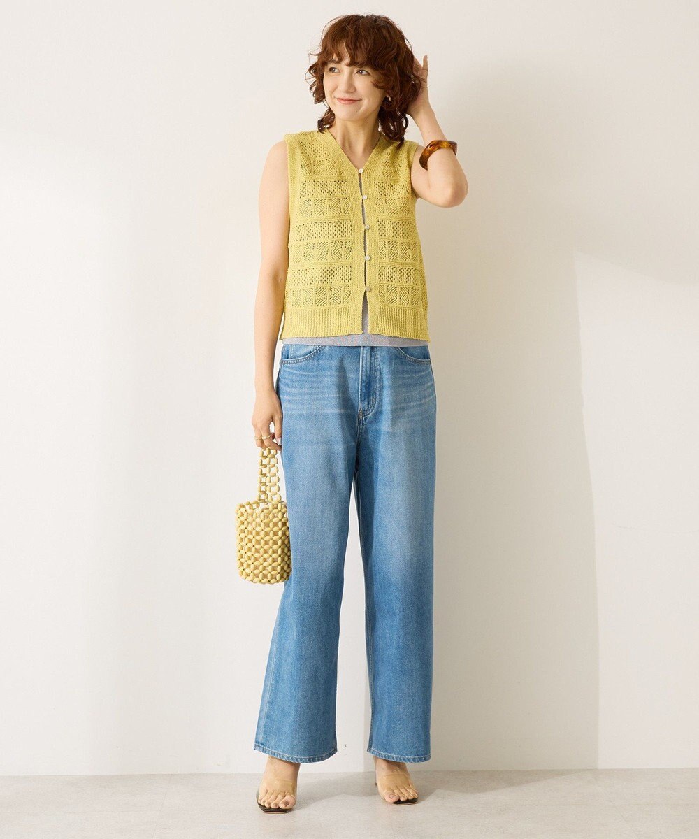 AMERICAN HOLIC 【前後2WAY】レース編みニットベスト 