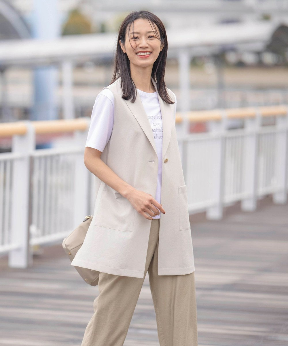 洗える】ボイルドワッシャー ジレ / J.PRESS LADIES | ファッション通販 【公式通販】オンワード・クローゼット