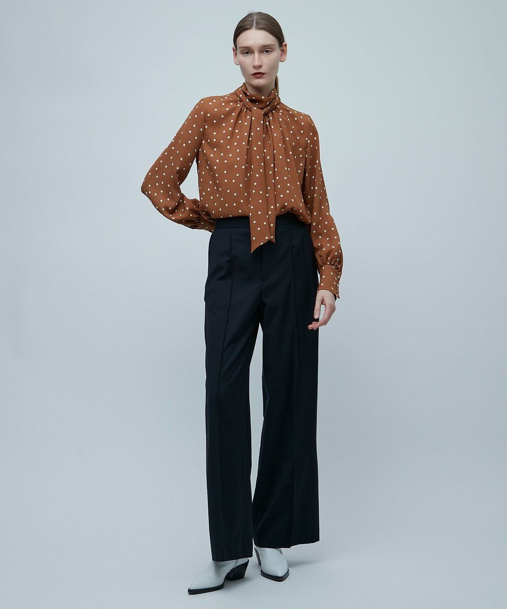 BEIGE， VIGNON / ドットブラウス 