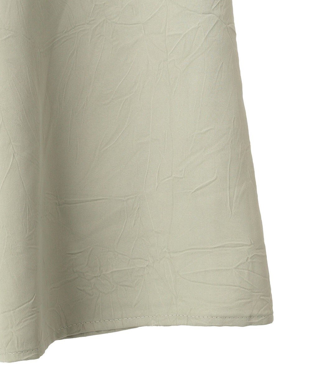 earth music&ecology サテンフレアスカート 