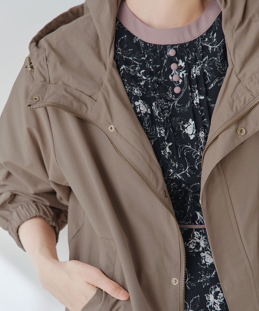 Tiaclasse L 撥水ドロストマウンテンパーカー 