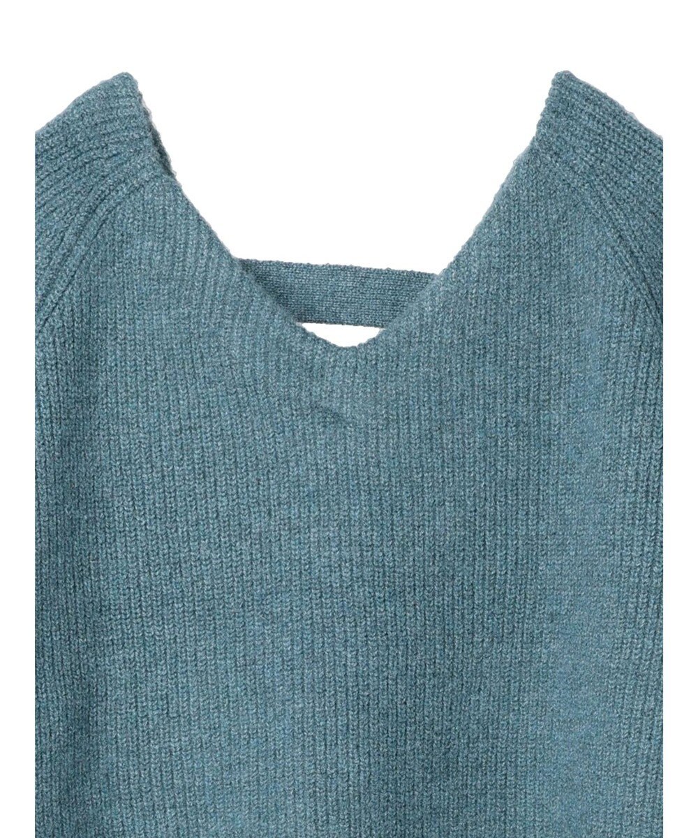 Green Parks ・Ｐｅｔｉｔ　Ｆｌｅｕｒ　両Ｖネックニットチュニック 