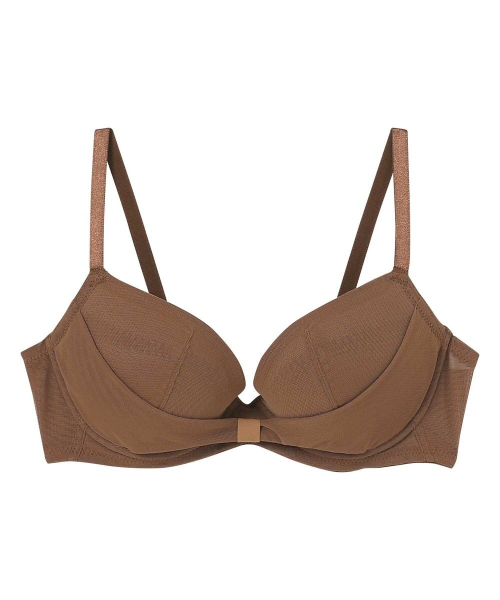 une nana cool 胸もとフィットをリボンでキープ リボンブラ 