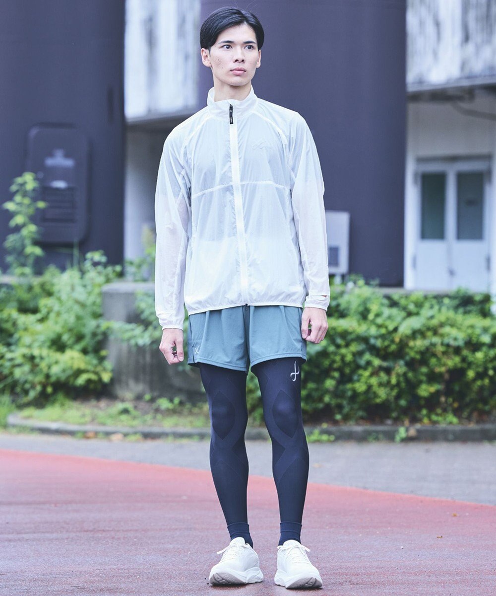 CW-X 【UNISEX】 CW-X ウインドブレーカー 上下開きファスナー スポーツウェア 長袖 ハイネック ユニセックス DWR599 /ワコール 