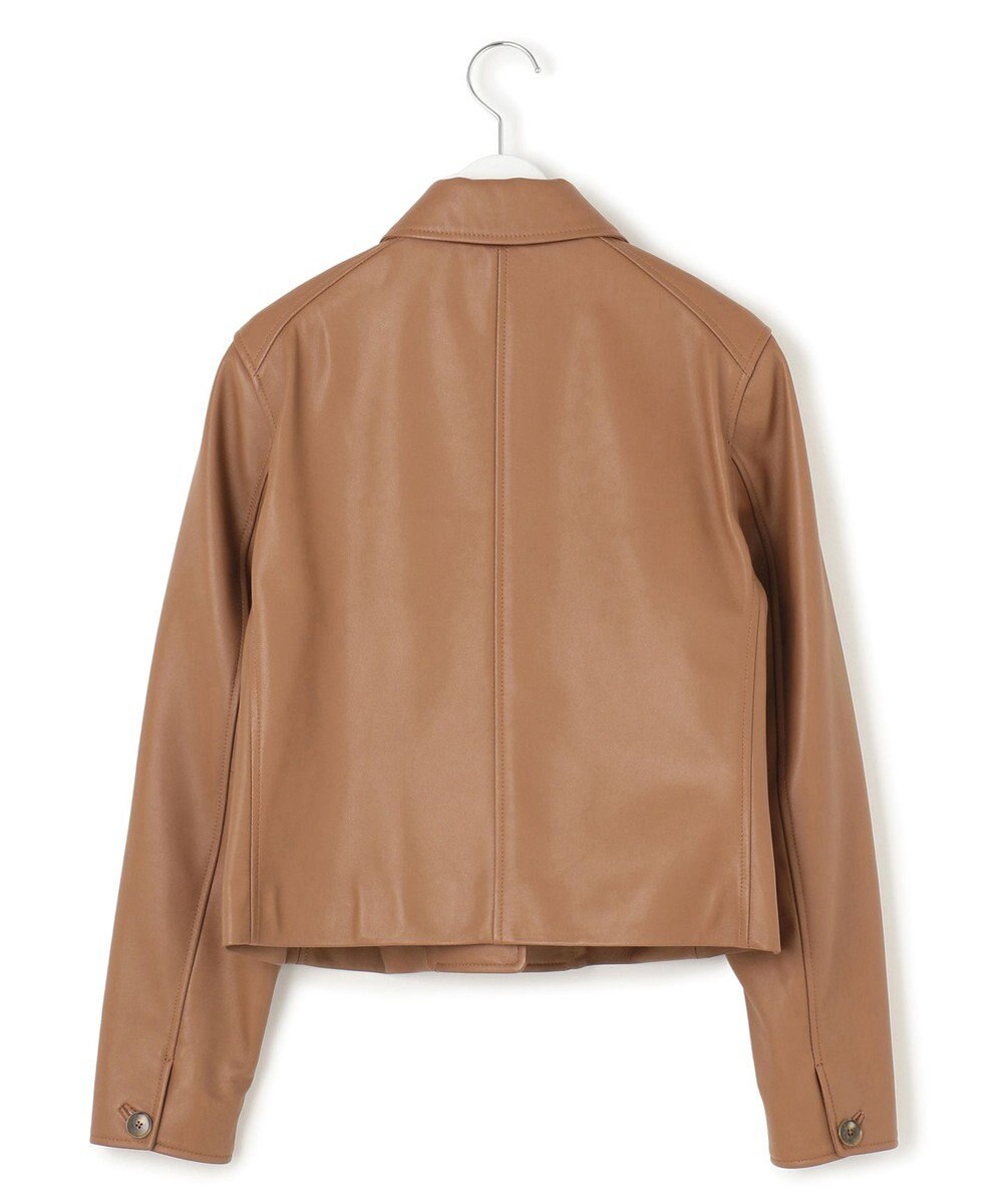 23区 L ラムレザー ステンカラー ジャケット 