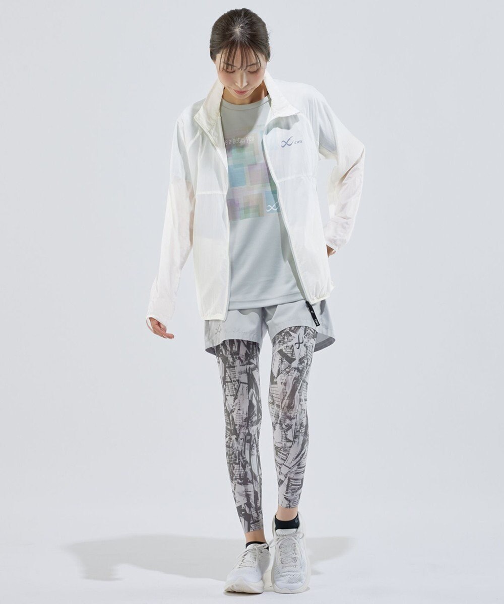 CW-X 【UNISEX】 CW-X ウインドブレーカー 上下開きファスナー スポーツウェア 長袖 ハイネック ユニセックス DWR599 /ワコール 