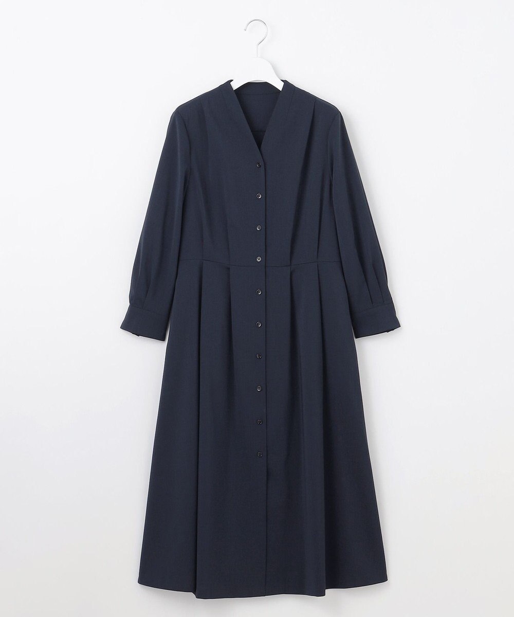 自由区 L 【接触冷感・UVカット・吸水速乾・洗える】ドライタッチファンクショナル ワンピース 