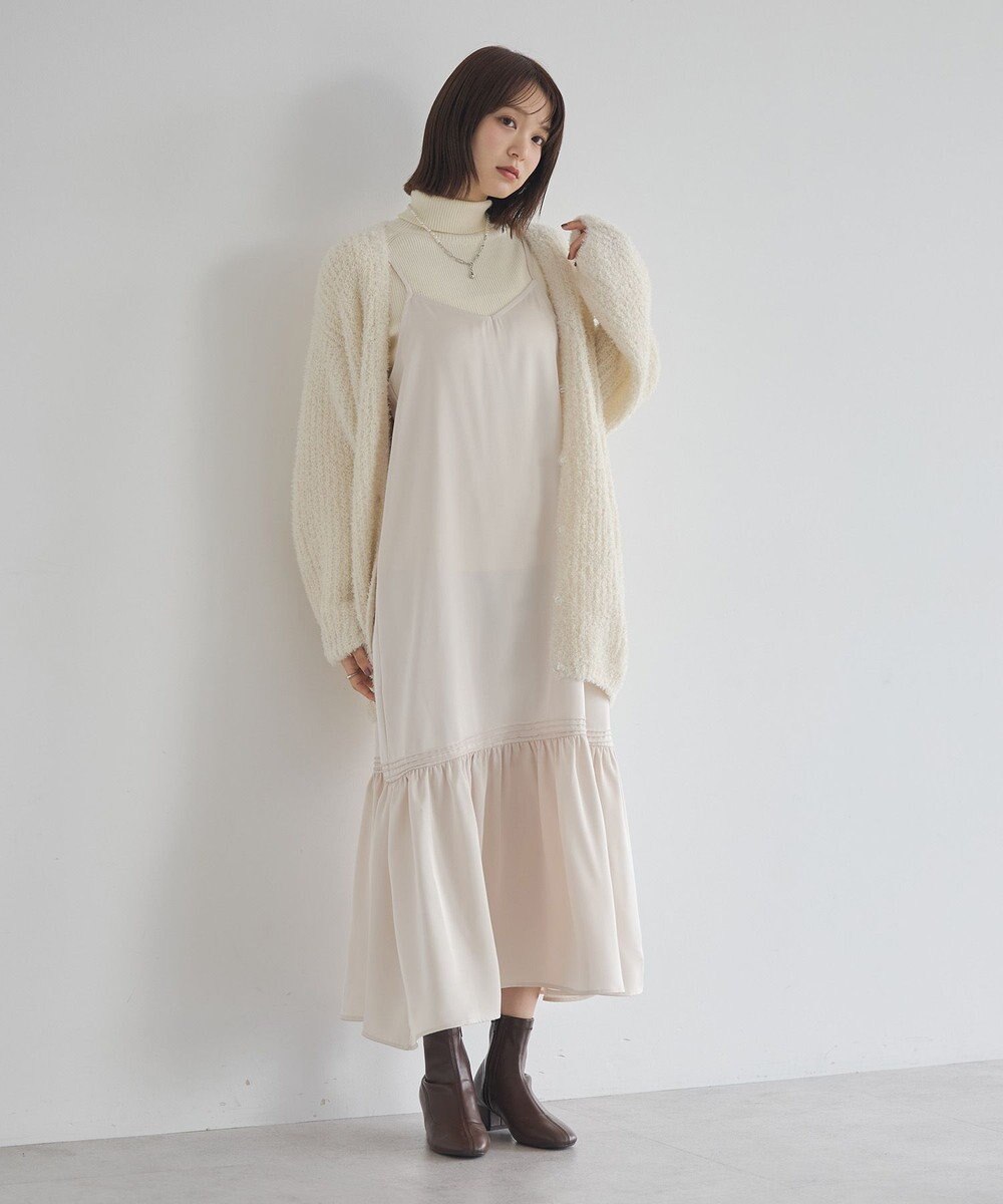 earth music&ecology アソートサテンキャミワンピース 