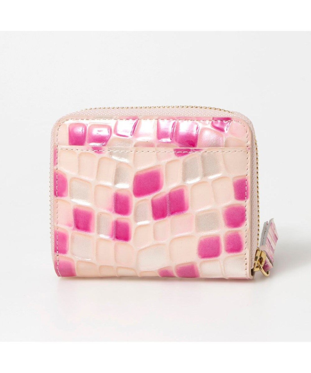 UNBILLION ペルケ perche / クロコエナメル・ジャバラカードウォレット 