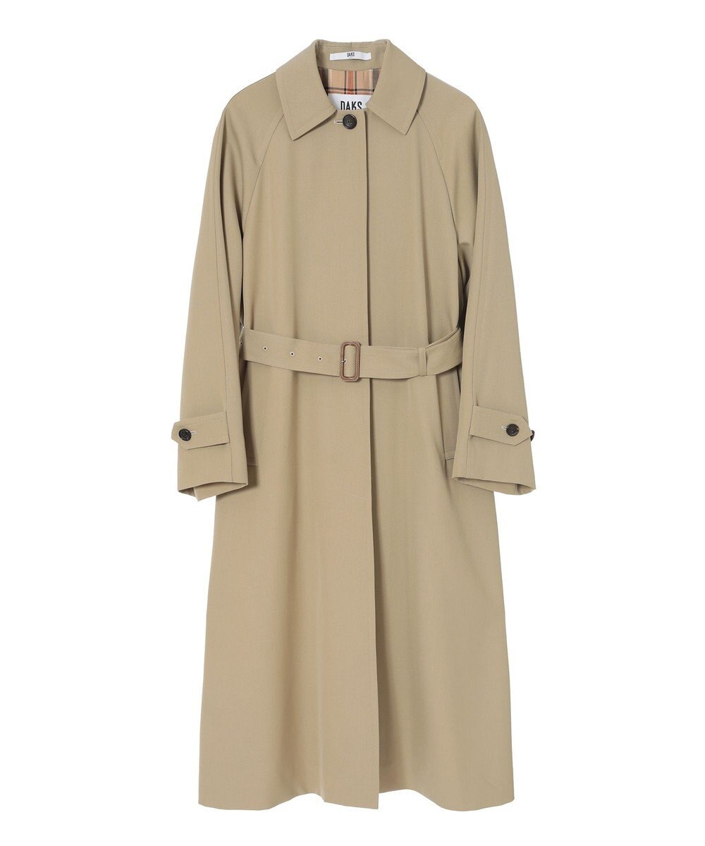 DAKS タータンチェックライニング ドルマンコート 