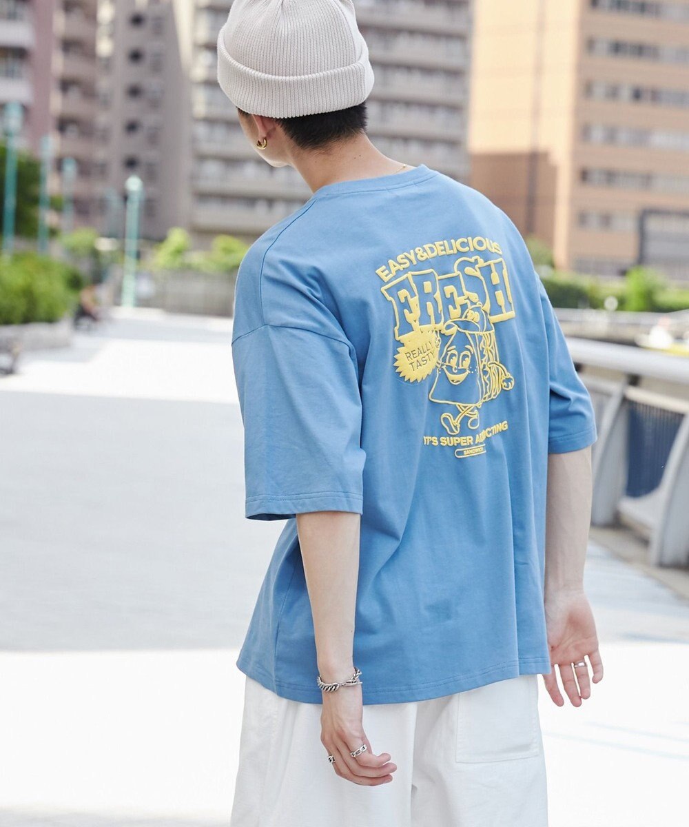 WEGO フードキャラ発泡プリントT 