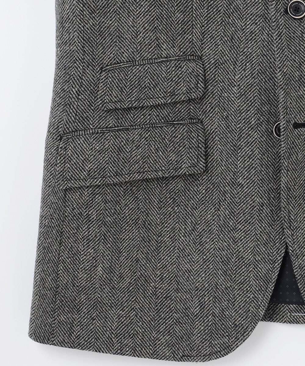 JOSEPH ABBOUD 【リラックスサイズ】ラムウールツィード ジャケット 