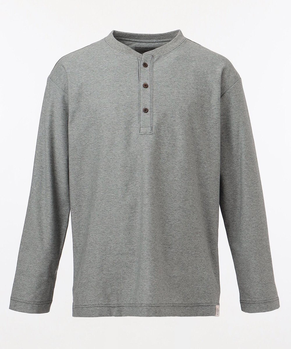 JOSEPH ABBOUD MOUNTAIN 【SPACE】OGスラブプレーティング天竺 ヘンリーネックカットソー 