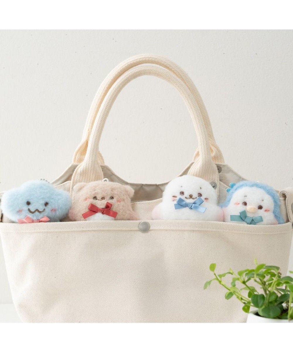 Mother garden しろたん フラットチーク キーホルダー 《しろたん》 単品 