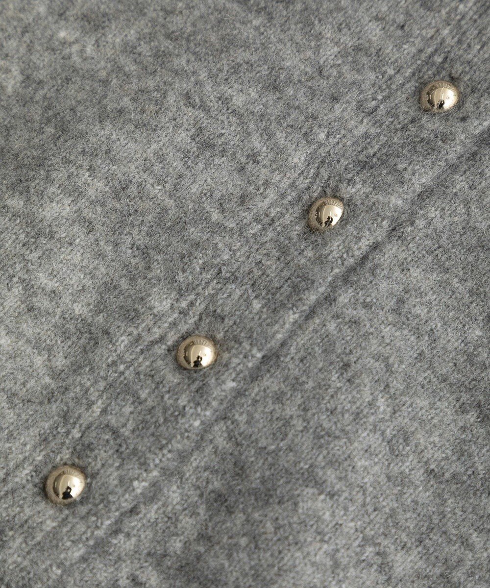 Green Parks 金釦ポロシャツニットワンピース 