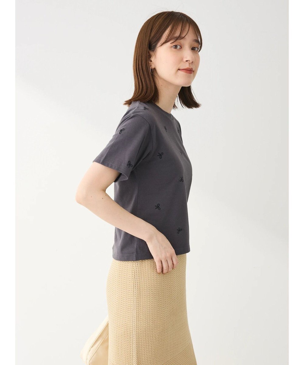 Green Parks ・Ｄｏｕｂｌｅ　Ｆｌａｇｓ　リボン刺繍ＴＥＥ 