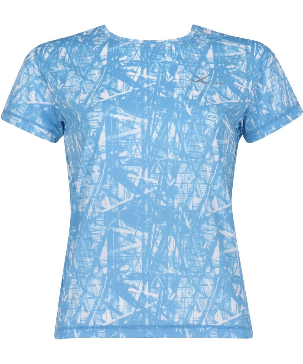 CW-X 【WOMEN】 CW-X トップス 【薄軽ランニングシャツ】 半袖 3分袖 Ｕネック 吸汗速乾性(本体) レディース DLY155 /ワコール 